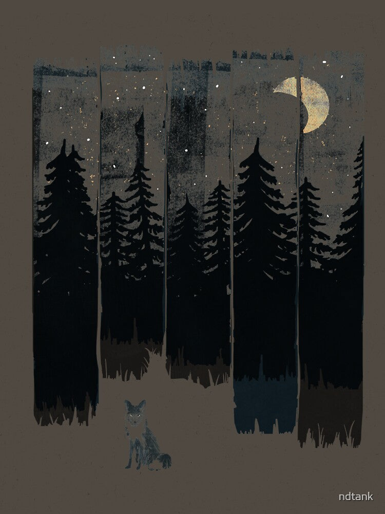A Fox in the Wild Night by ndtank T-Shirts, Hoodie, Sweatshirt | BlankRebels.com (Image 3)
