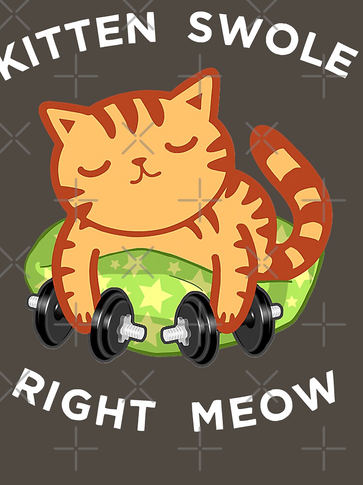 Funny Lifting Right Meow Cat, Workout Gym Kitty by ZacharyMarcus T-Shirts, Hoodie, Sweatshirt | BlankRebels.com (Image 3)