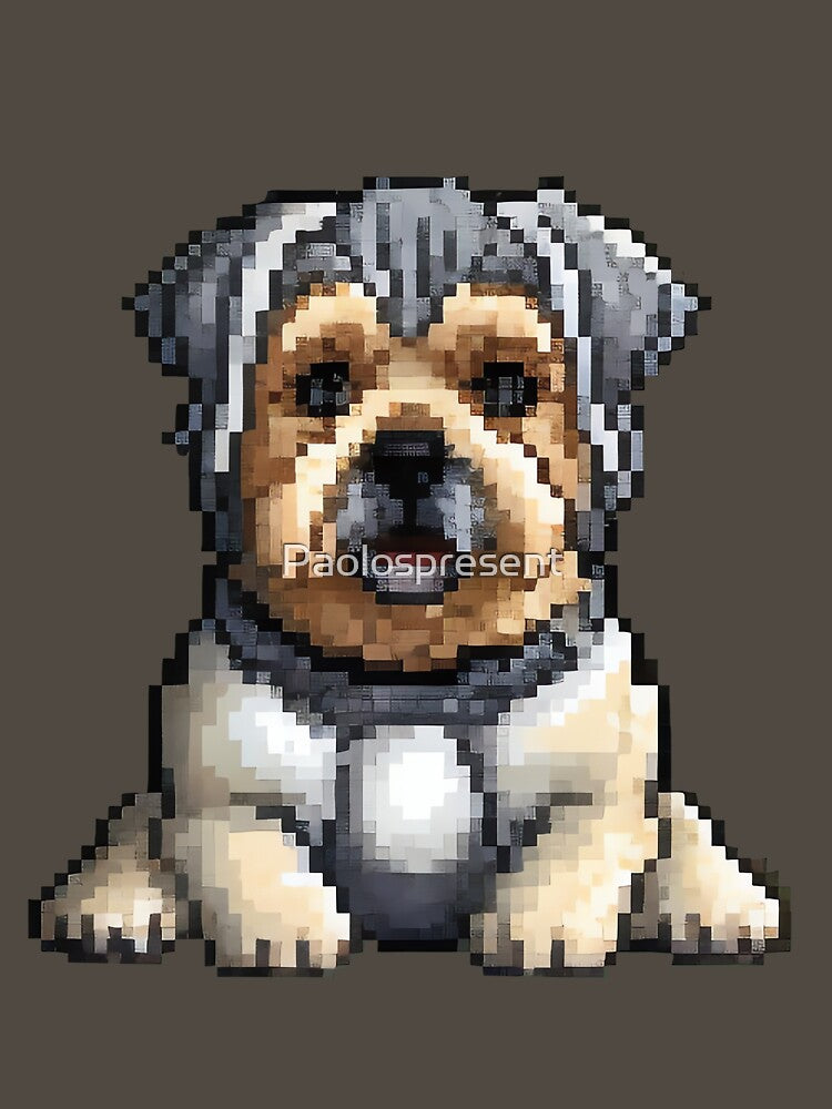 Dog Pixels Unleashed: A Tail-Wagging Adventure by Paolospresent T-Shirts, Hoodie, Sweatshirt | BlankRebels.com (Image 3)