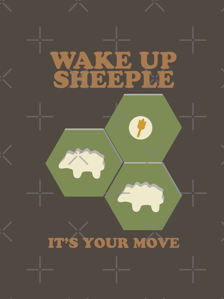 Wake Up Sheeple, It's Your Move by brainthought T-Shirts, Hoodie, Sweatshirt | BlankRebels.com (Image 3)