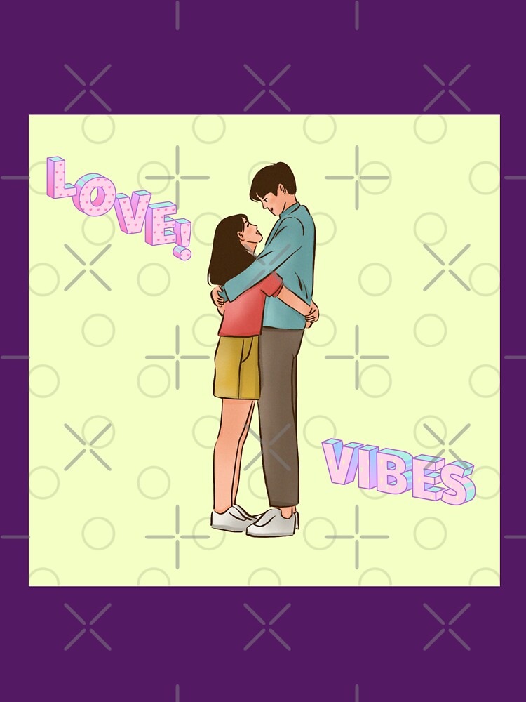 Love vibes couple by andrasdesignssss T-Shirts, Hoodie, Sweatshirt | BlankRebels.com (Image 3)