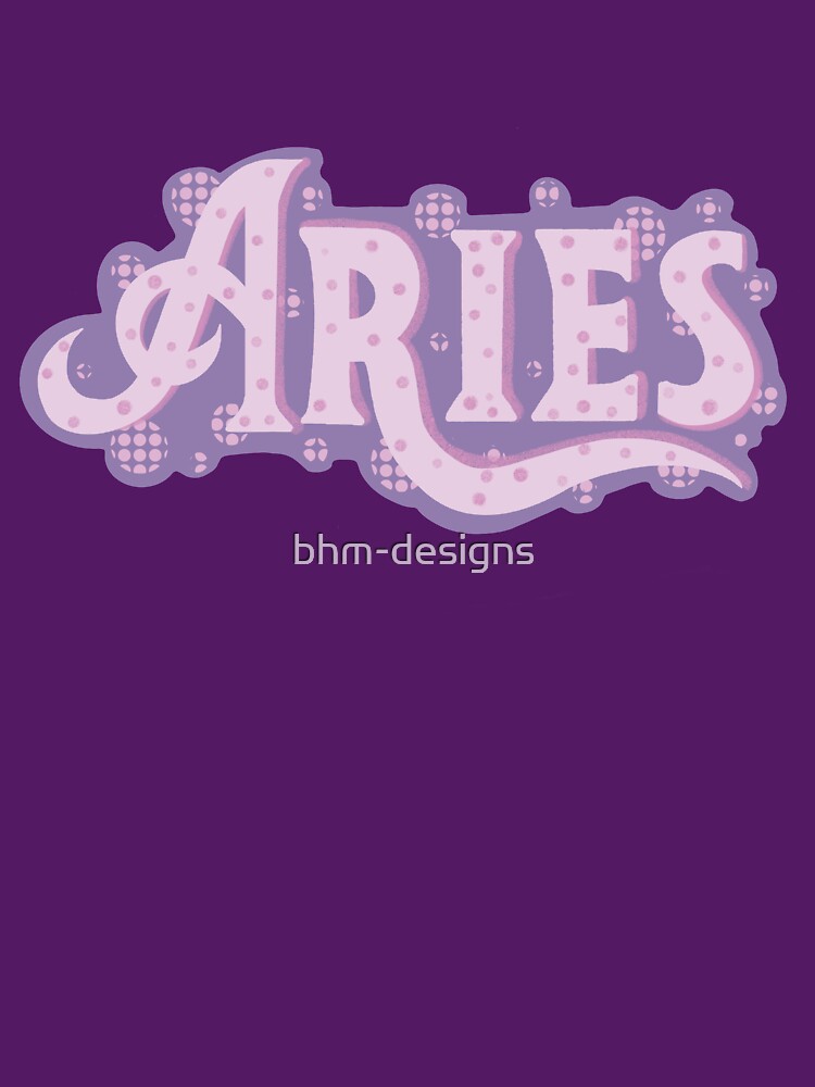 aries 'disco time' zodiac sticker by bhm-designs T-Shirts, Hoodie, Sweatshirt | BlankRebels.com (Image 3)