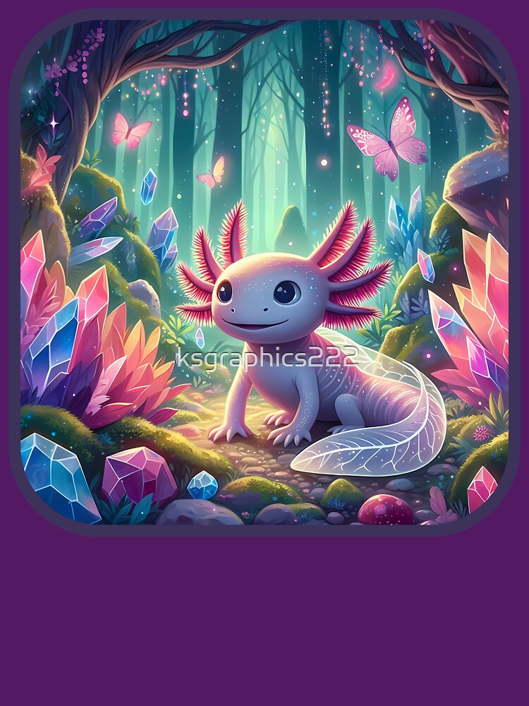 Axolotl Art #59 | Axolotl Lovers by ksgraphics222 T-Shirts, Hoodie, Sweatshirt | BlankRebels.com (Image 3)