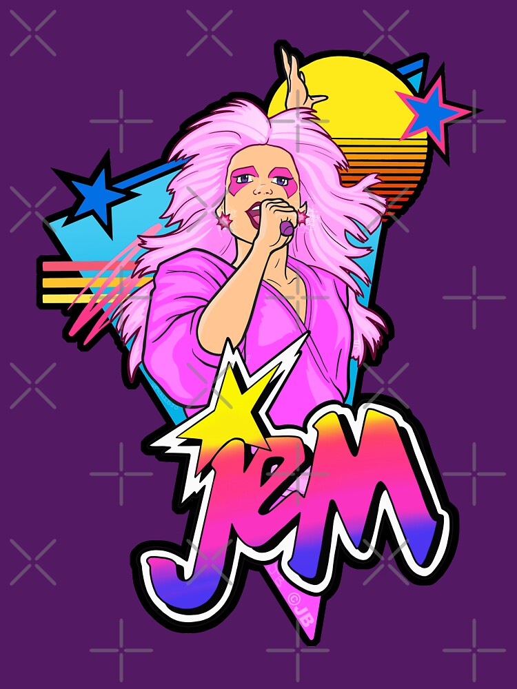 RETRO 80S JEM by FunnehGacha T-Shirts, Hoodie, Sweatshirt | BlankRebels.com (Image 3)