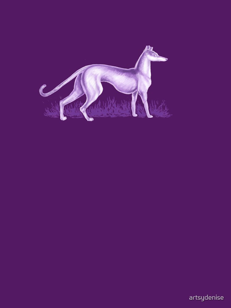 Purple Whippet by artsydenise T-Shirts, Hoodie, Sweatshirt | BlankRebels.com (Image 3)