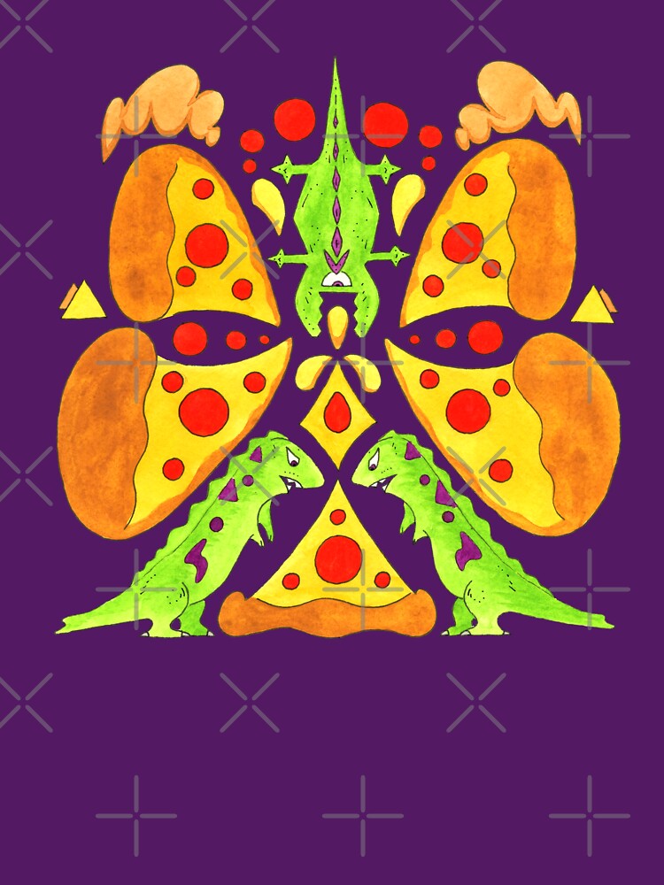 pizza and dinosaurs by Lilinkdino T-Shirts, Hoodie, Sweatshirt | BlankRebels.com (Image 3)