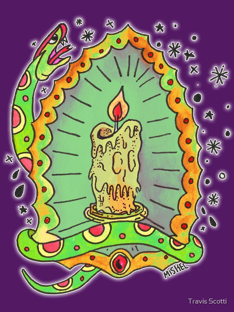 SNAKE AND CANDLE by Travis Scotti T-Shirts, Hoodie, Sweatshirt | BlankRebels.com (Image 3)