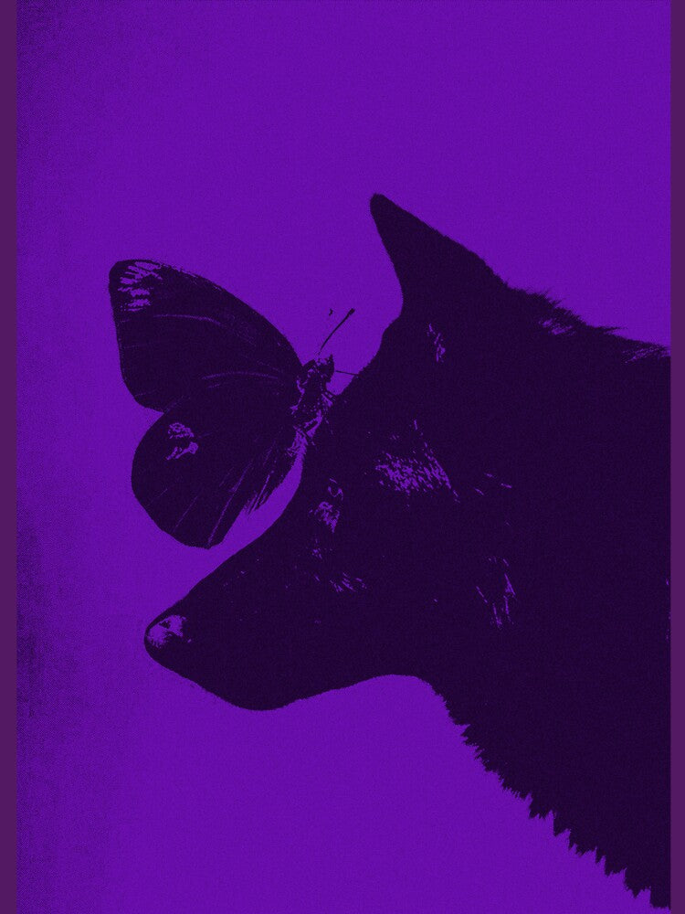 Purple Grunge Dog Cover by Abstract Finds T-Shirts, Hoodie, Sweatshirt | BlankRebels.com (Image 3)