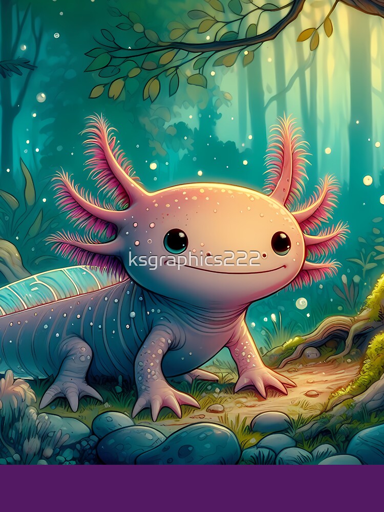Axolotl Art #83 | Axolotl Lovers by ksgraphics222 T-Shirts, Hoodie, Sweatshirt | BlankRebels.com (Image 3)