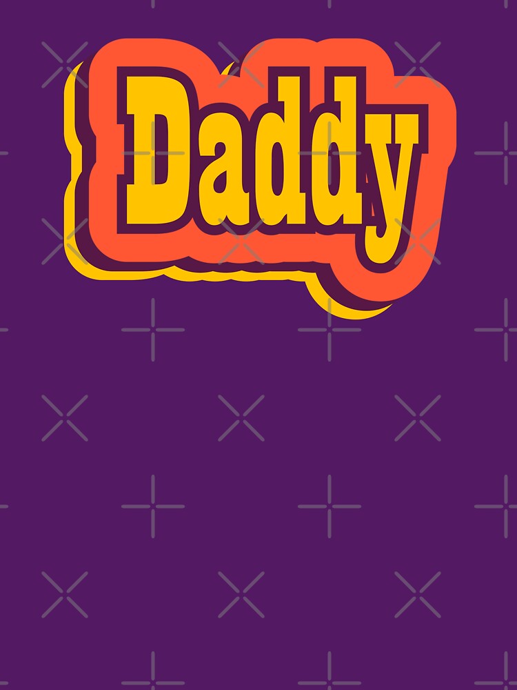 Daddy Retro Typography by ArtNoveltee T-Shirts, Hoodie, Sweatshirt | BlankRebels.com (Image 3)