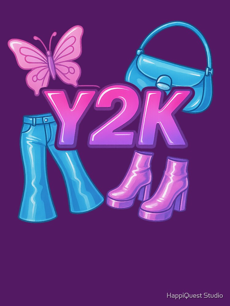 Y2K Dream Vibes – Retro Icons Reloaded by HappiQuest Studio T-Shirts, Hoodie, Sweatshirt | BlankRebels.com (Image 3)