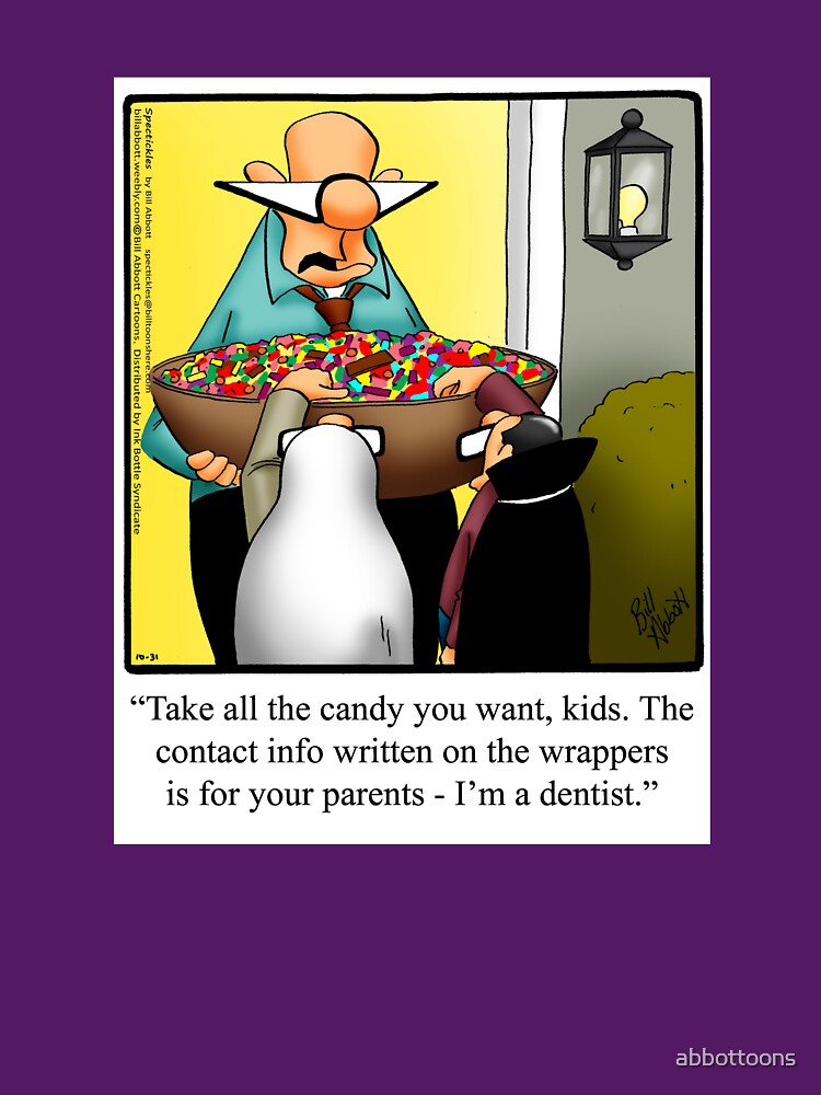 Funny Spectickles Halloween Trick or Treating Candy Dentist Humor by abbottoons T-Shirts, Hoodie, Sweatshirt (Image 3)