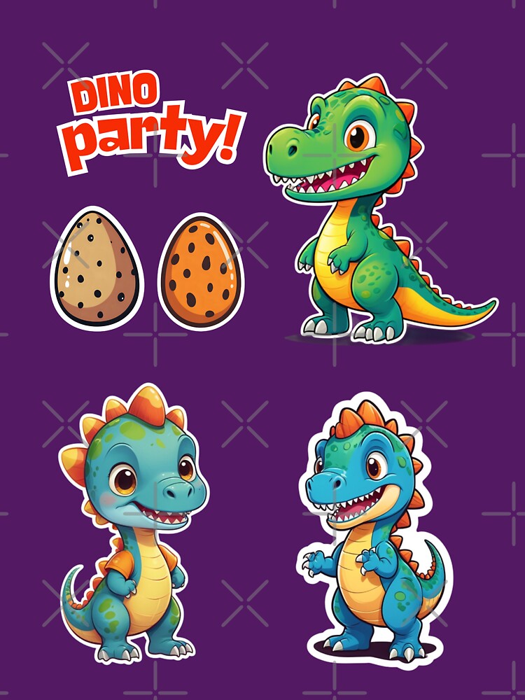 Dino party by KIDS-PRINTS T-Shirts, Hoodie, Sweatshirt | BlankRebels.com (Image 3)