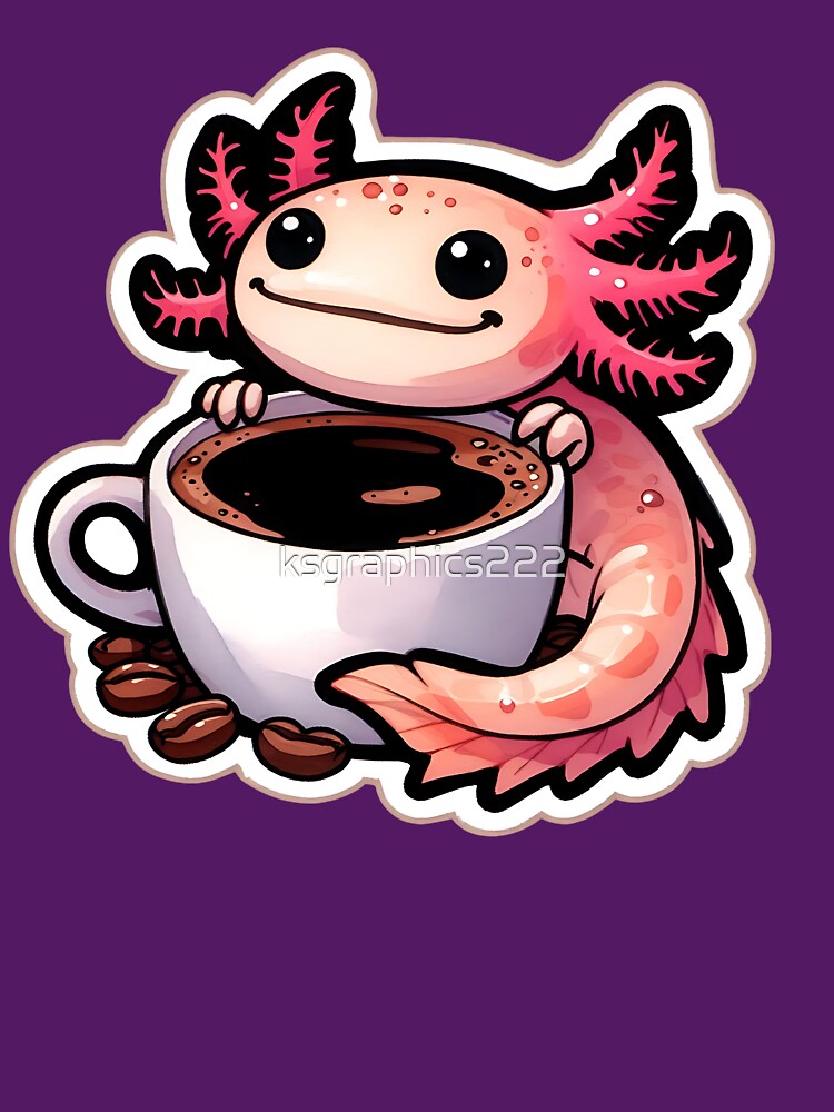 Axolotl Art #121 | Axolotl Lovers by ksgraphics222 T-Shirts, Hoodie, Sweatshirt | BlankRebels.com (Image 3)