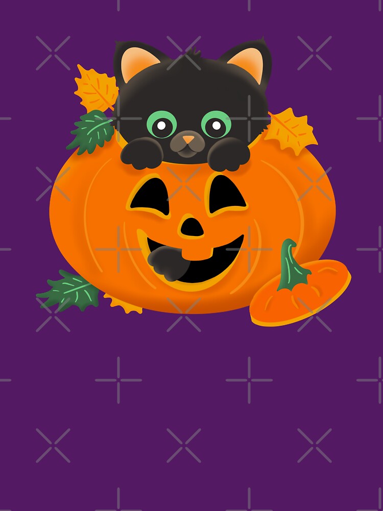 Little Rascal, the Halloween Cat by makell-creates T-Shirts, Hoodie, Sweatshirt | BlankRebels.com (Image 3)