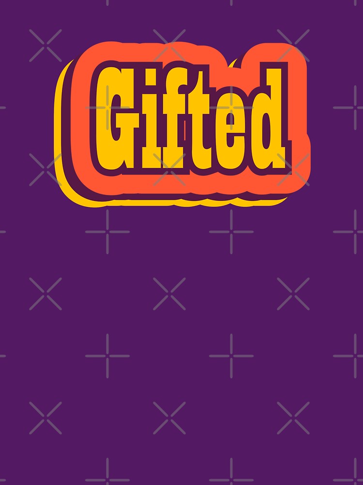 Gifted Retro Typography by ArtNoveltee T-Shirts, Hoodie, Sweatshirt | BlankRebels.com (Image 3)