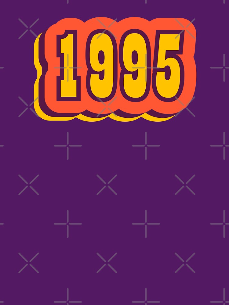 1995 Retro Typography, Vintage Birth Year Style by ArtNoveltee T-Shirts, Hoodie, Sweatshirt | BlankRebels.com (Image 3)