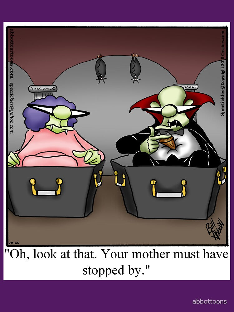 Funny Spectickles Halloween Vampire Dracula Humor by abbottoons T-Shirts, Hoodie, Sweatshirt | BlankRebels.com (Image 3)