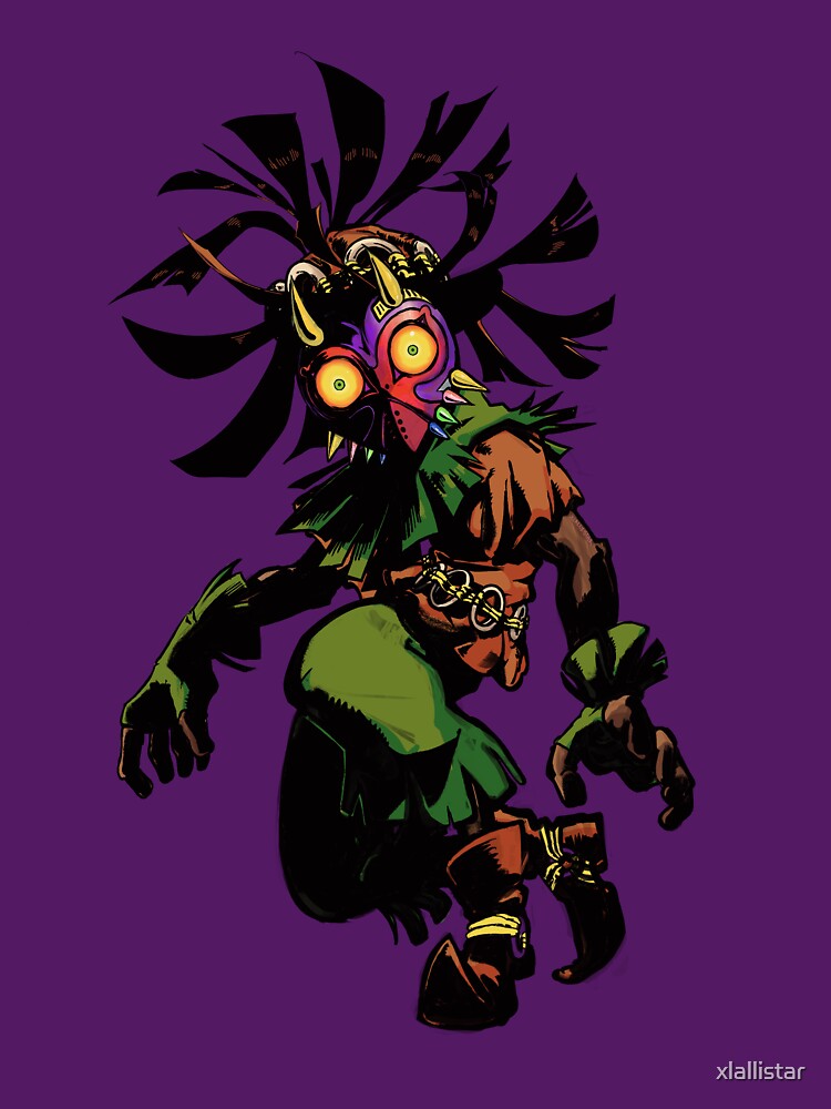 Skull kid by xlallistar T-Shirts, Hoodie, Sweatshirt | BlankRebels.com (Image 3)