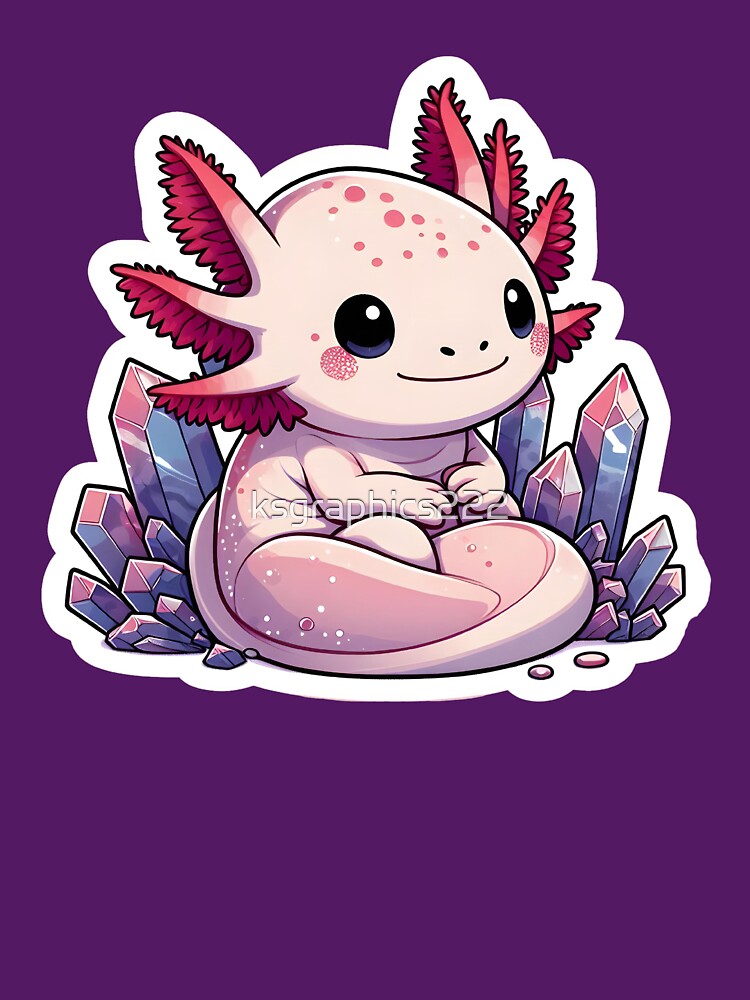 Axolotl Art #109 | Axolotl Lovers by ksgraphics222 T-Shirts, Hoodie, Sweatshirt | BlankRebels.com (Image 3)