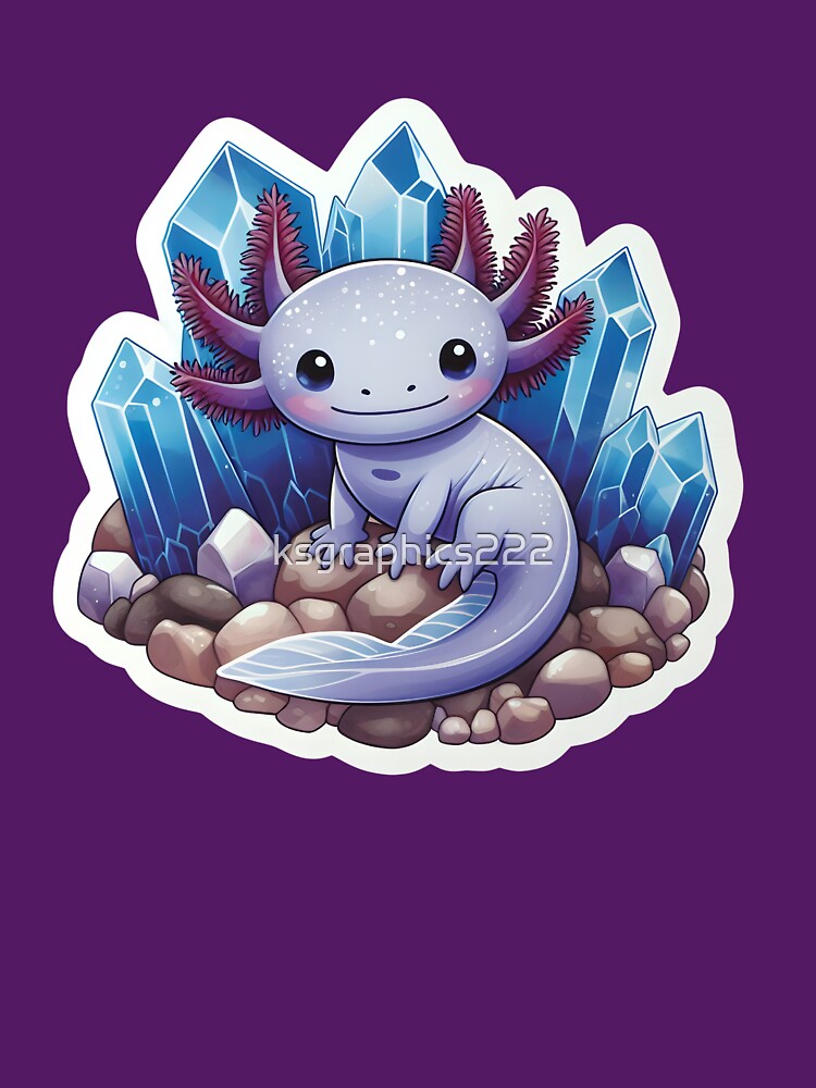 Axolotl Art #114 | Axolotl Lovers by ksgraphics222 T-Shirts, Hoodie, Sweatshirt | BlankRebels.com (Image 3)