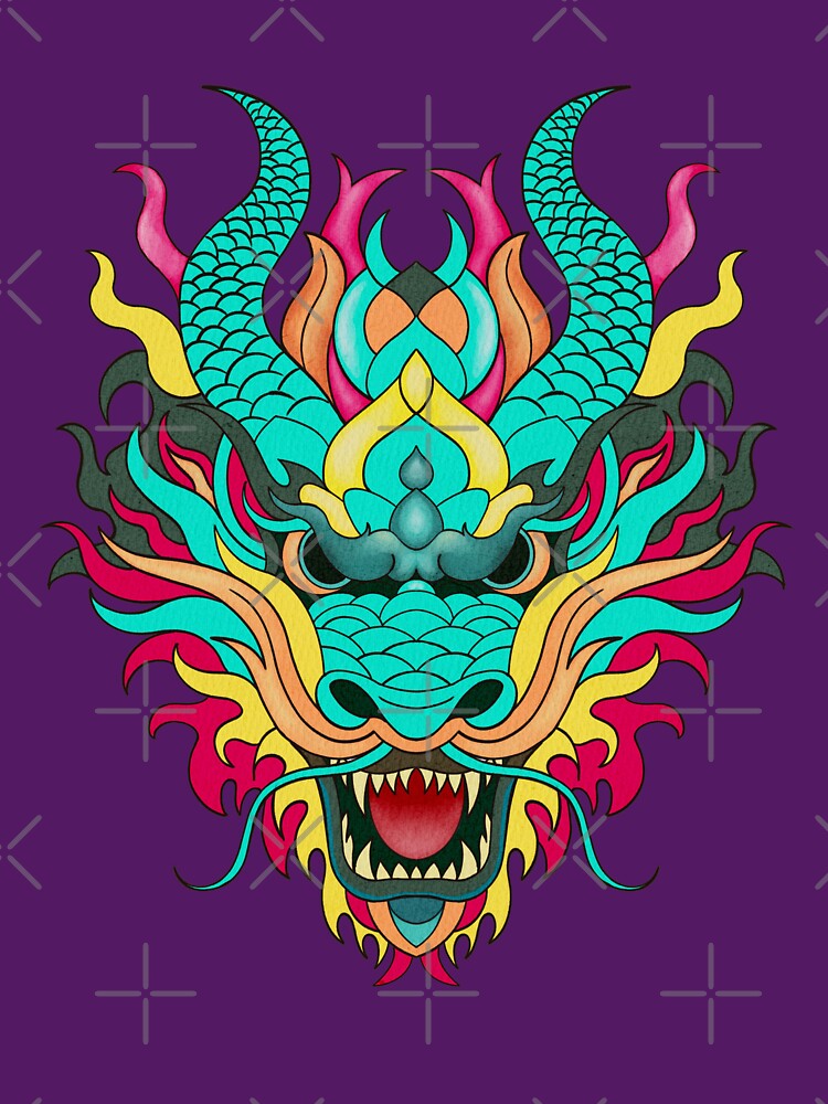 Colorful dragon by AngeMNunez T-Shirts, Hoodie, Sweatshirt | BlankRebels.com (Image 3)