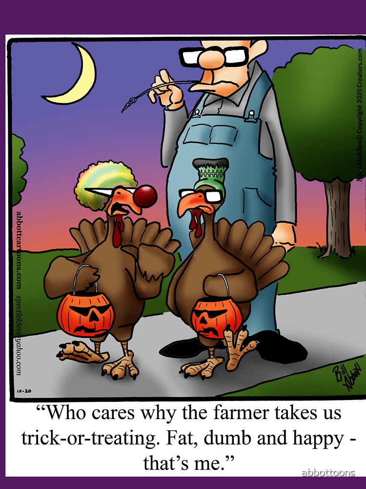 Funny Spectickles Halloween Turkey Trock or Treaters Humor by abbottoons T-Shirts, Hoodie, Sweatshirt (Image 3)