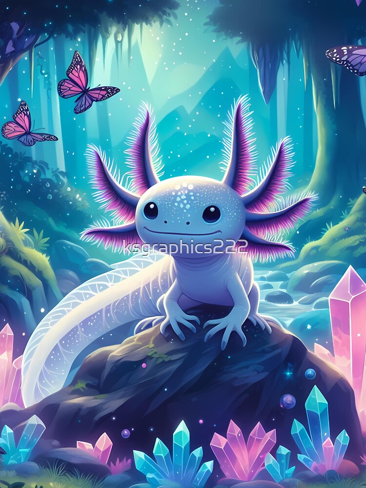 Axolotl Art #68 | Axolotl Lovers by ksgraphics222 T-Shirts, Hoodie, Sweatshirt | BlankRebels.com (Image 3)