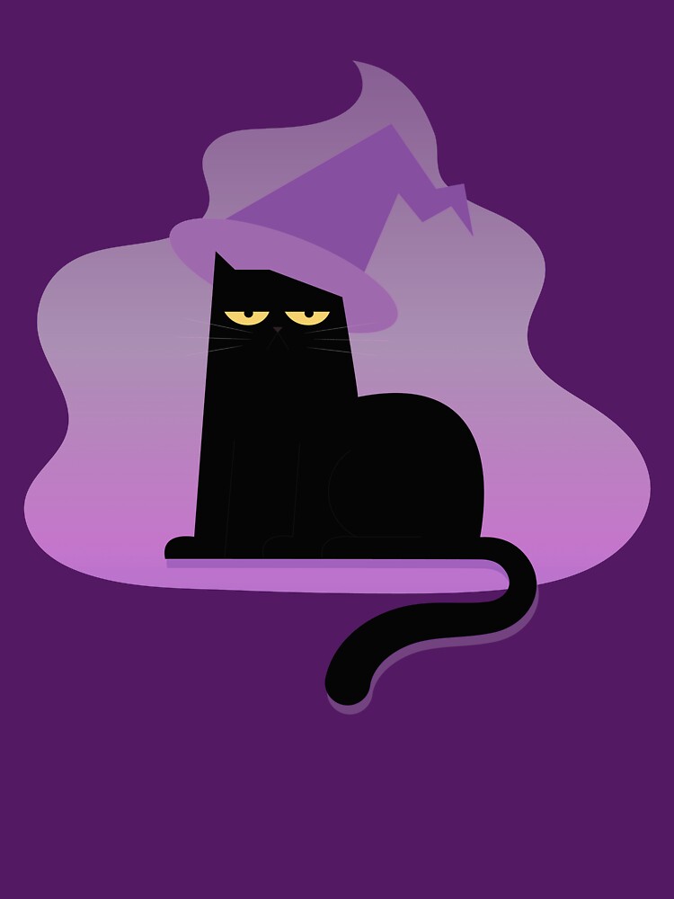 Grumpy Spooky Halloween Black Cat by ZodesignArt T-Shirts, Hoodie, Sweatshirt | BlankRebels.com (Image 3)
