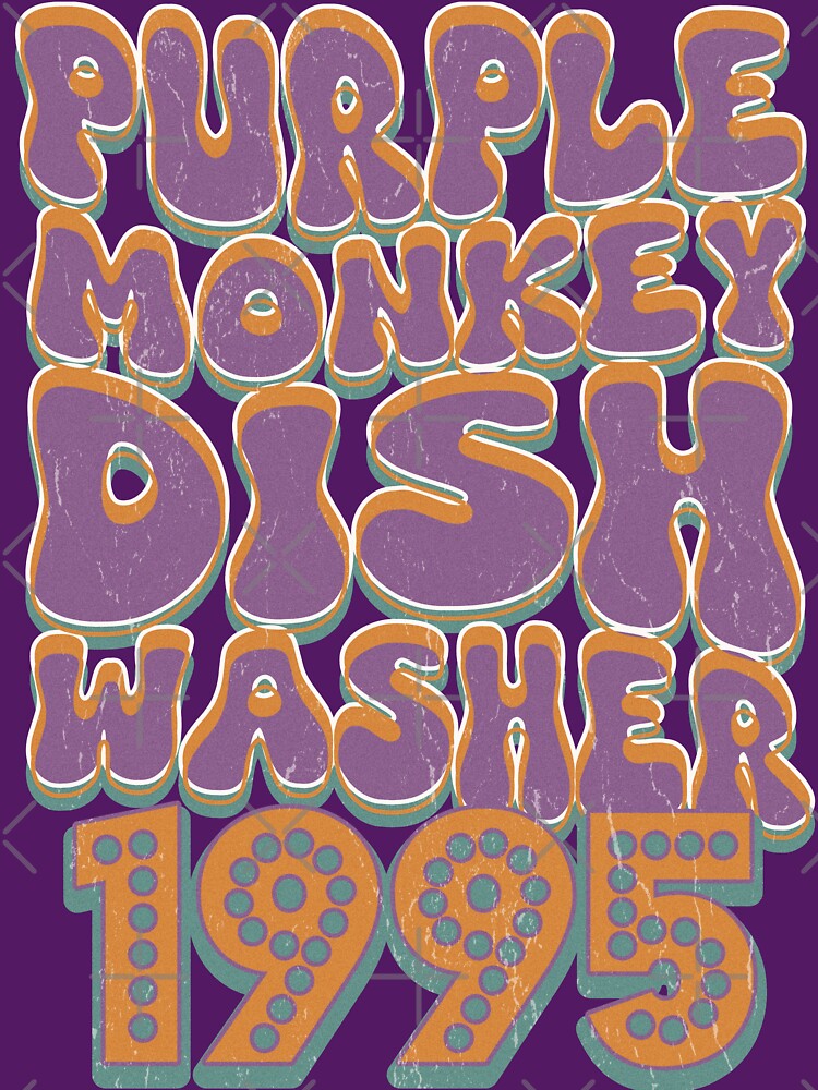 Purple Monkey Dishwasher by robotrobotROBOT