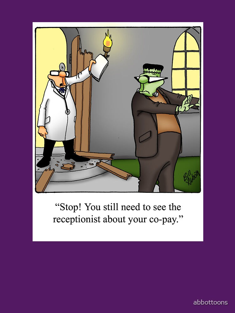 Funny Spectickles Halloween Frankenstein Copay Humor by abbottoons T-Shirts, Hoodie, Sweatshirt | BlankRebels.com (Image 3)