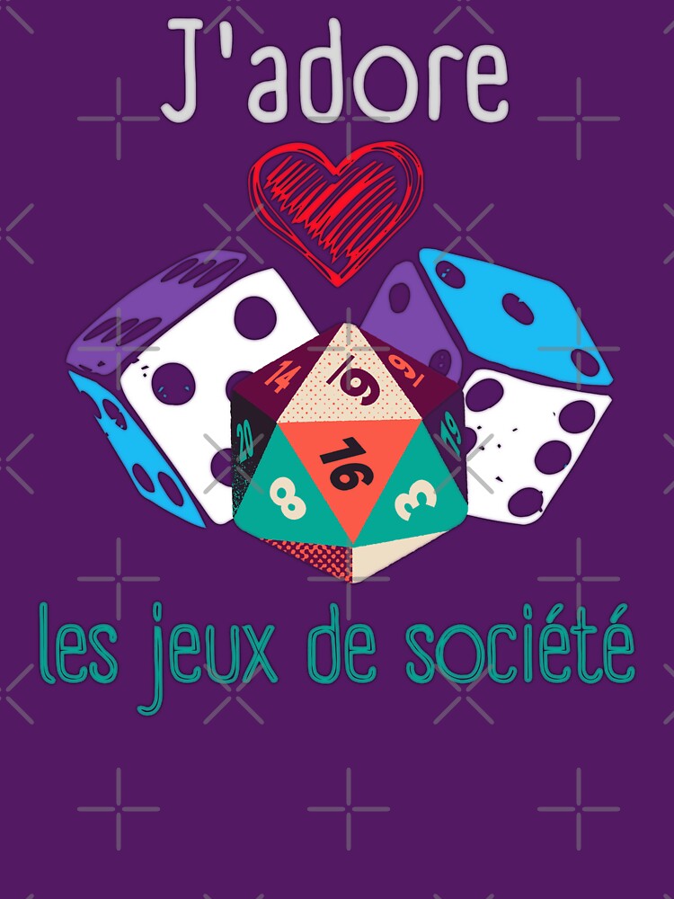 J'adore les jeux de société by InverseArt T-Shirts, Hoodie, Sweatshirt | BlankRebels.com (Image 3)