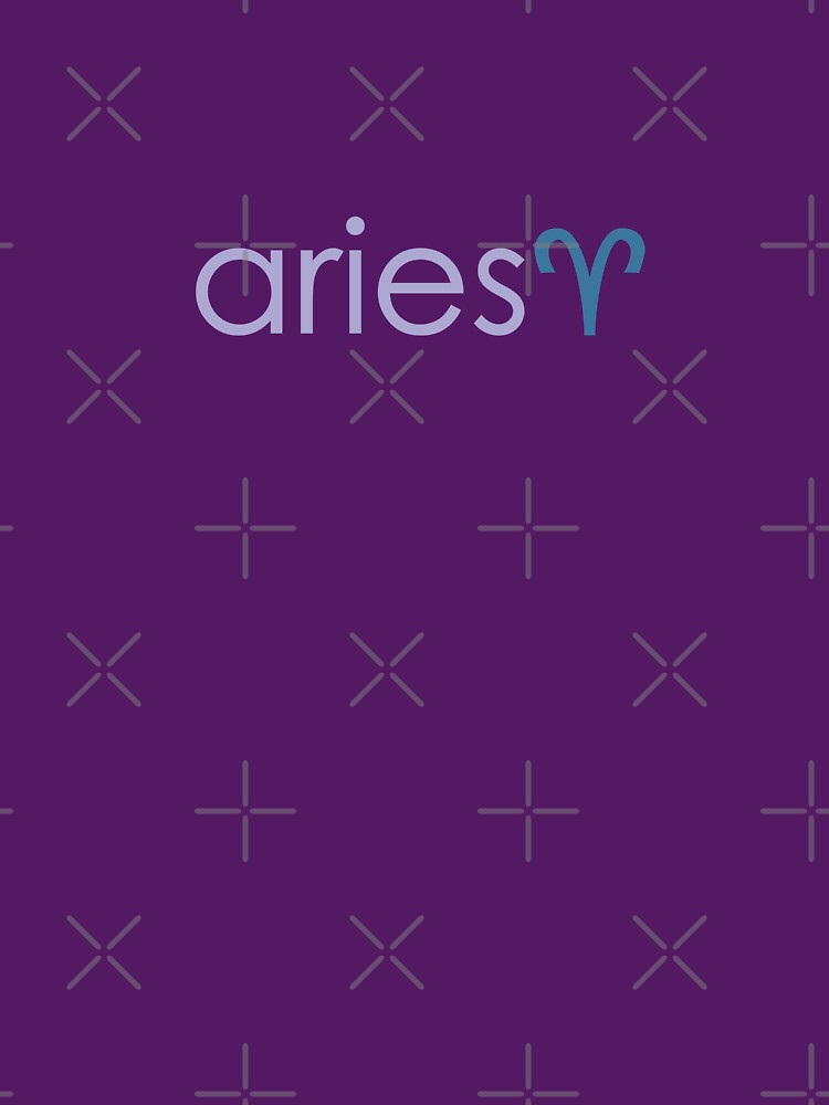 Aries Purple on Blue by lisajaynemurray T-Shirts, Hoodie, Sweatshirt | BlankRebels.com (Image 3)