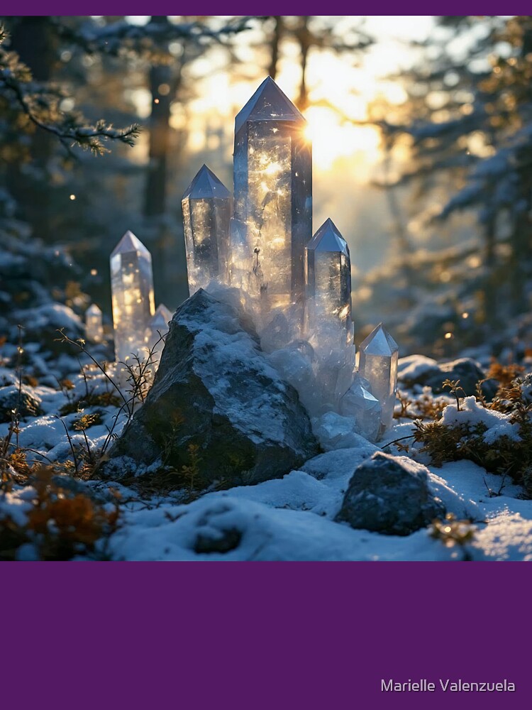 Crystal Towers in Winter by Marielle Valenzuela T-Shirts, Hoodie, Sweatshirt | BlankRebels.com (Image 3)