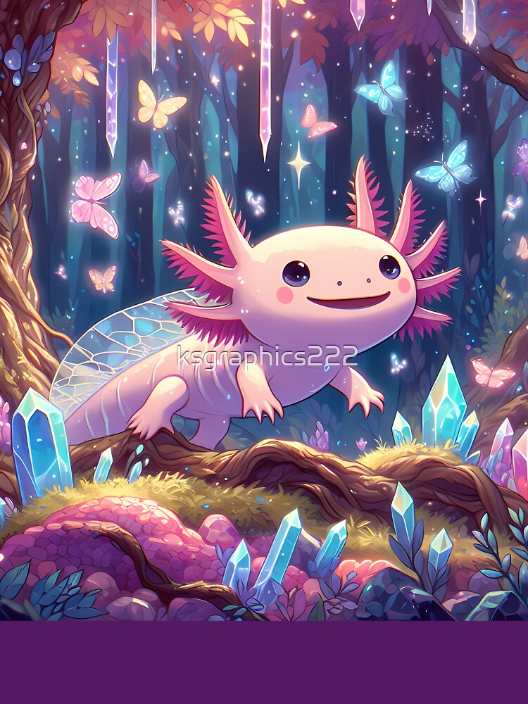 Axolotl Art #85 | Axolotl Lovers by ksgraphics222 T-Shirts, Hoodie, Sweatshirt | BlankRebels.com (Image 3)