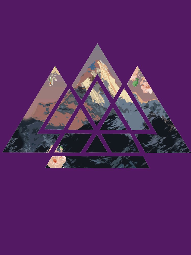 Mountain landscape inside triangle shapes by Floomart T-Shirts, Hoodie, Sweatshirt | BlankRebels.com (Image 3)