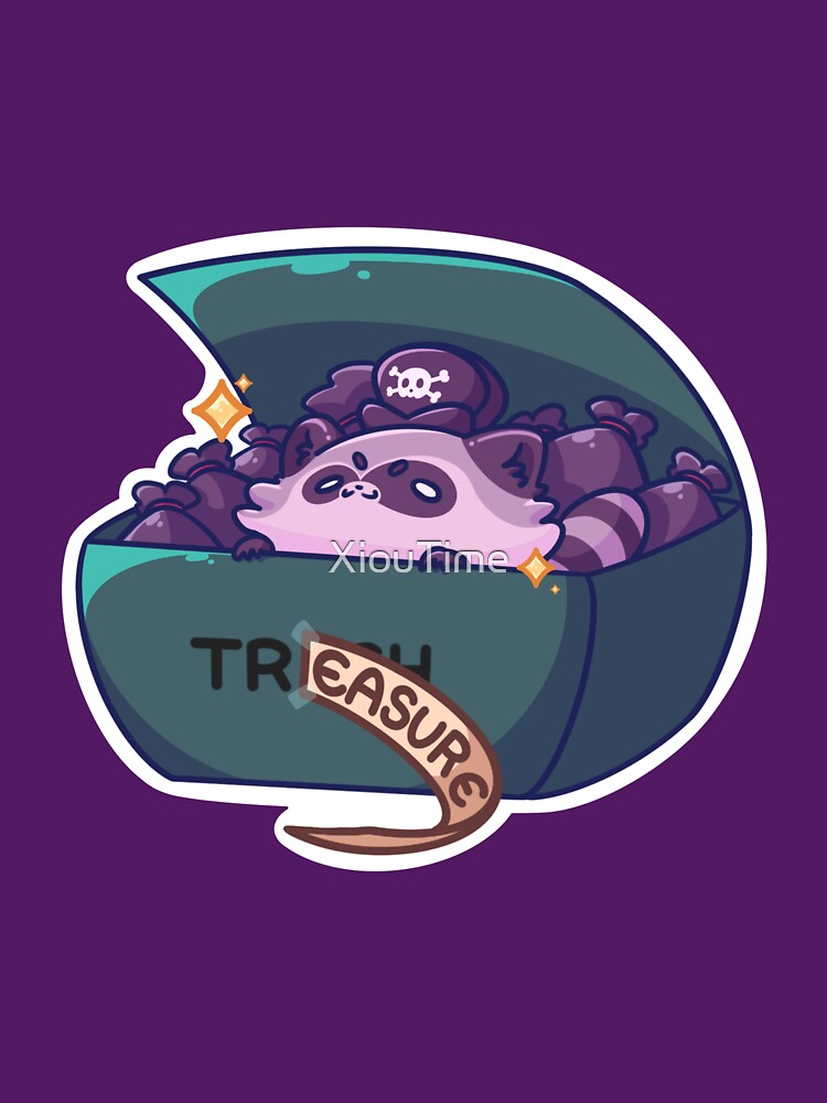 Pirate Raccoon’s Treasure by XiouTime T-Shirts, Hoodie, Sweatshirt | BlankRebels.com (Image 3)