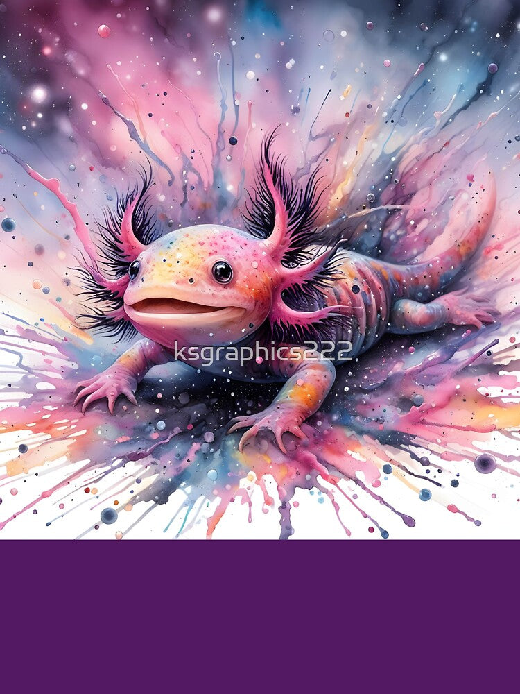 Axolotl Art #112 | Axolotl Lovers by ksgraphics222 T-Shirts, Hoodie, Sweatshirt | BlankRebels.com (Image 3)