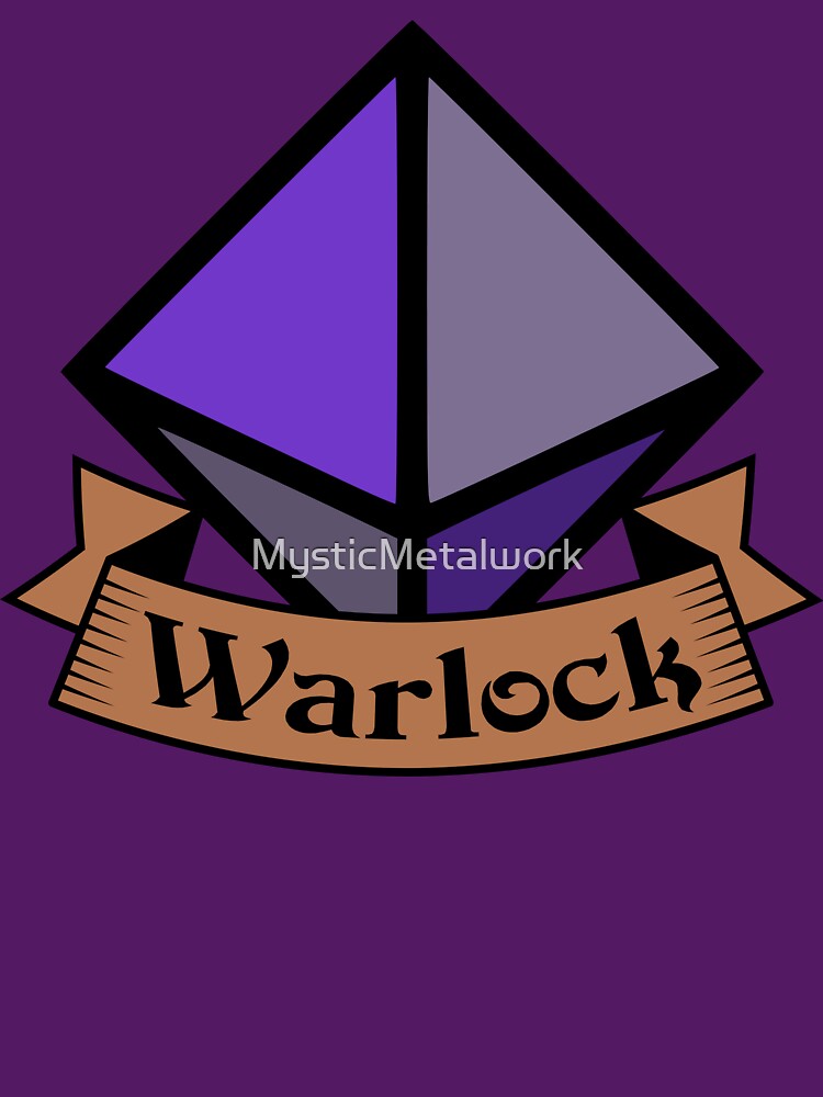 Warlock Hit Die by MysticMetalwork T-Shirts, Hoodie, Sweatshirt | BlankRebels.com (Image 3)