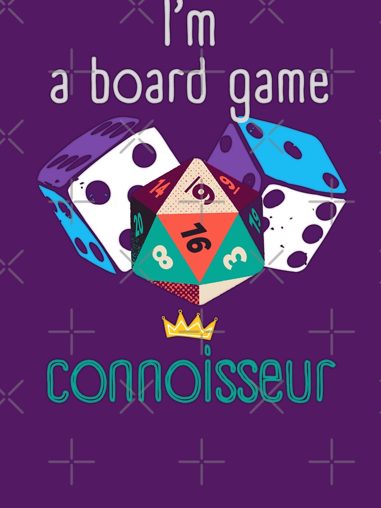 I'm board game connoisseur by InverseArt T-Shirts, Hoodie, Sweatshirt | BlankRebels.com (Image 3)