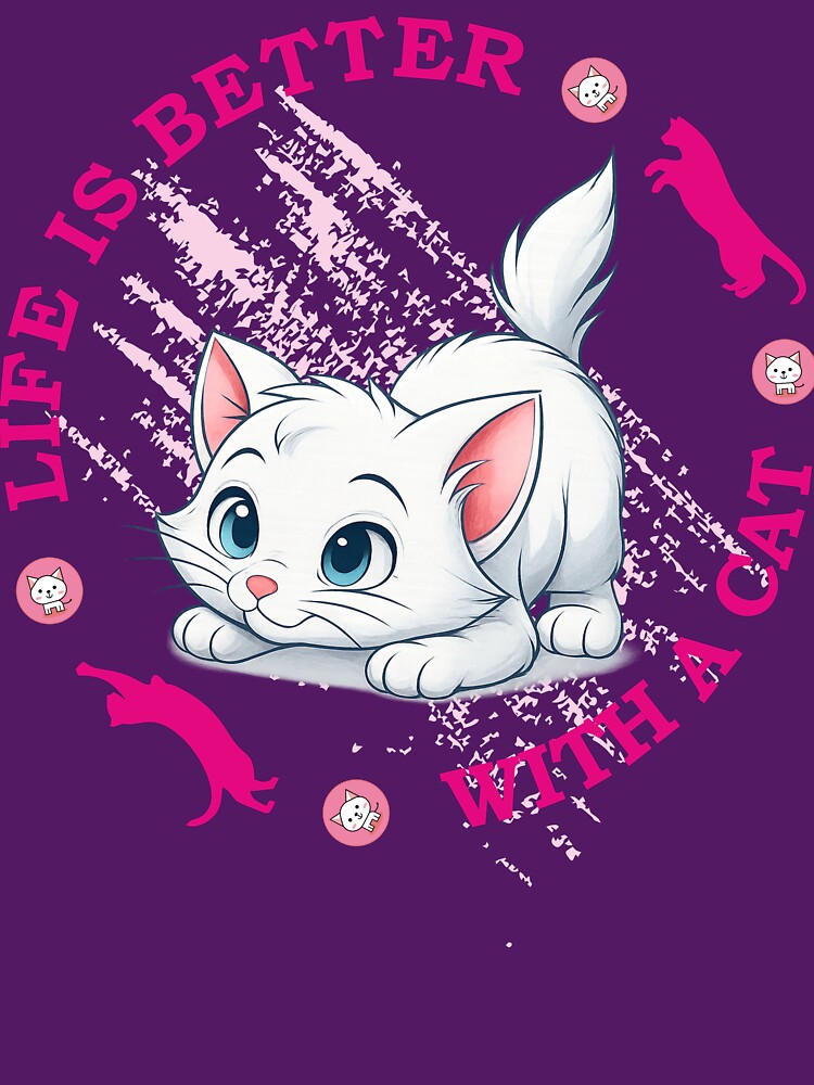 Cat Lover Life – Purrfect Pet Design by PRINTKEEN T-Shirts, Hoodie, Sweatshirt | BlankRebels.com (Image 3)