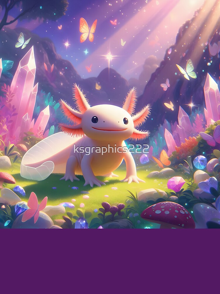 Axolotl Art #115 | Axolotl Lovers by ksgraphics222 T-Shirts, Hoodie, Sweatshirt | BlankRebels.com (Image 3)