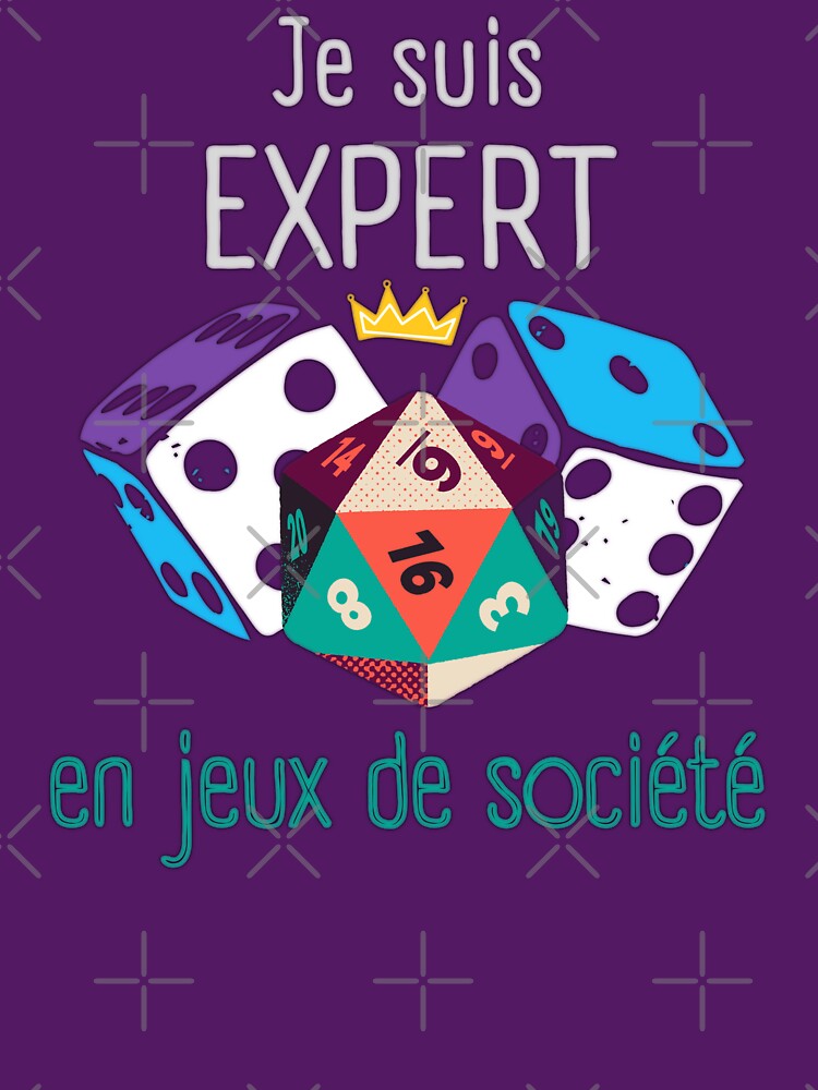 Je suis expert en jeux de société by InverseArt T-Shirts, Hoodie, Sweatshirt | BlankRebels.com (Image 3)