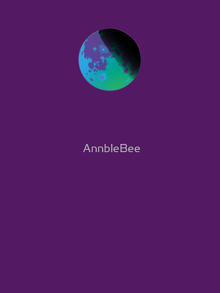 Cool Waning Gibbous Moon by AnnbleBee T-Shirts, Hoodie, Sweatshirt | BlankRebels.com (Image 3)