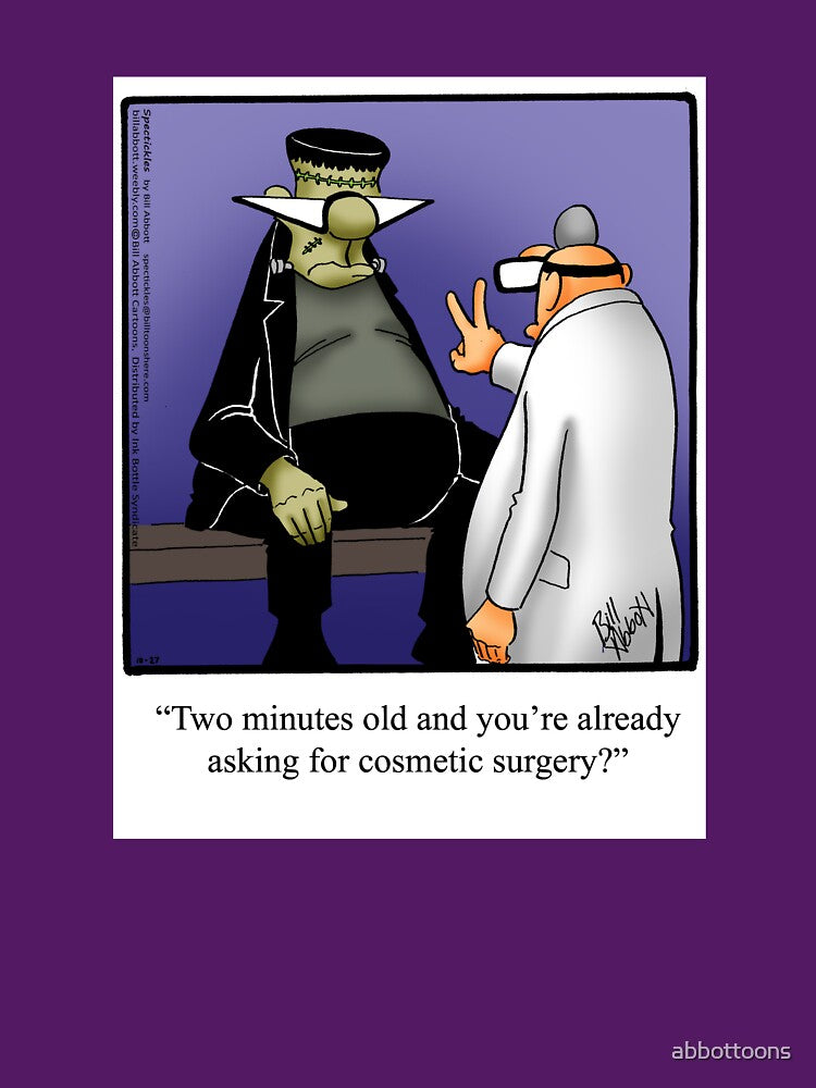 Funny Spectickles Halloween Frankenstein Beauty Humor by abbottoons T-Shirts, Hoodie, Sweatshirt | BlankRebels.com (Image 3)