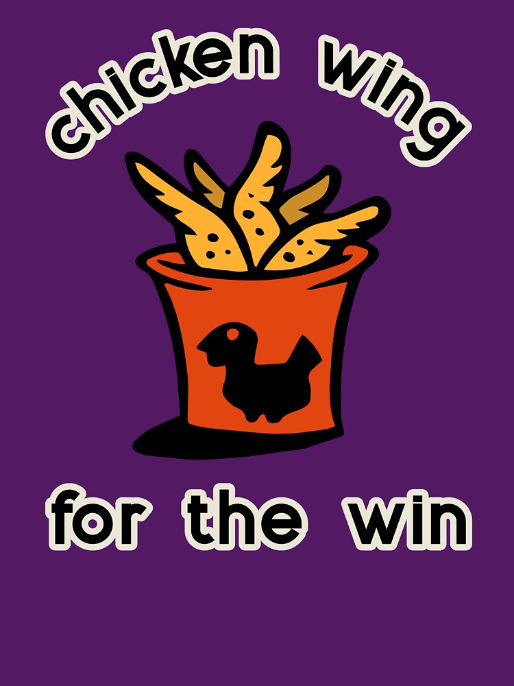 Chicken Wings For The Win by OnlyCoolTees T-Shirts, Hoodie, Sweatshirt | BlankRebels.com (Image 3)