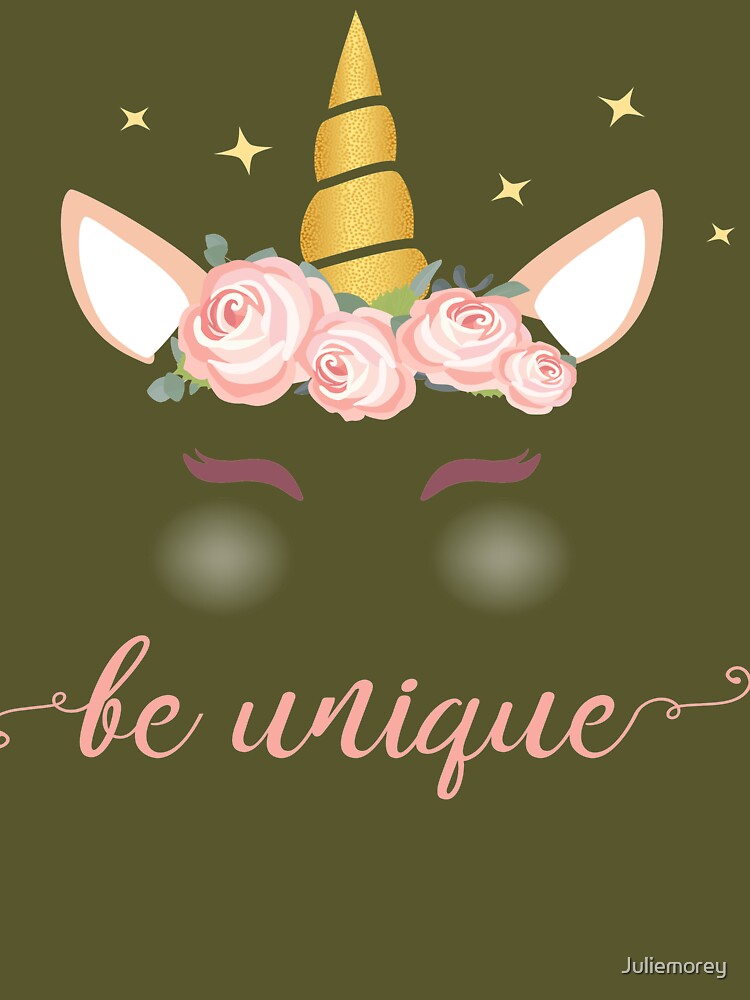 Unicorn Unique by Juliemorey T-Shirts, Hoodie, Sweatshirt | BlankRebels.com (Image 3)
