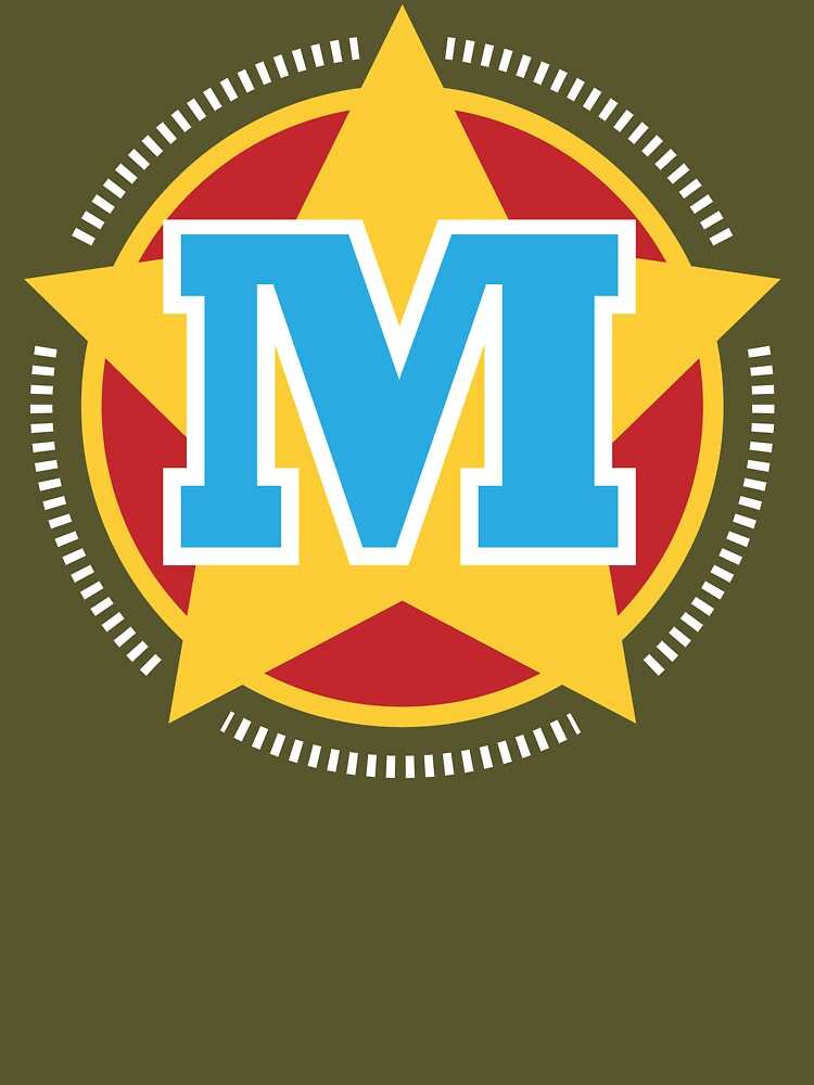 Superhero Letter M. Star and stripes by mgulin T-Shirts, Hoodie, Sweatshirt | BlankRebels.com (Image 3)