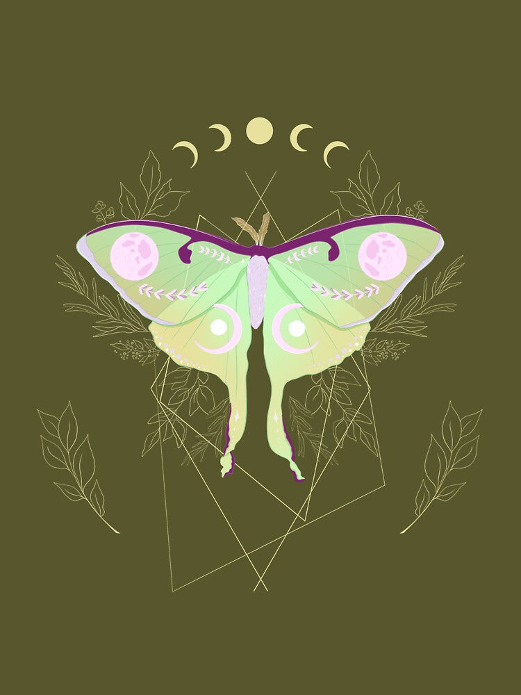 Mystic luna moth by KJartboutique T-Shirts, Hoodie, Sweatshirt | BlankRebels.com (Image 3)