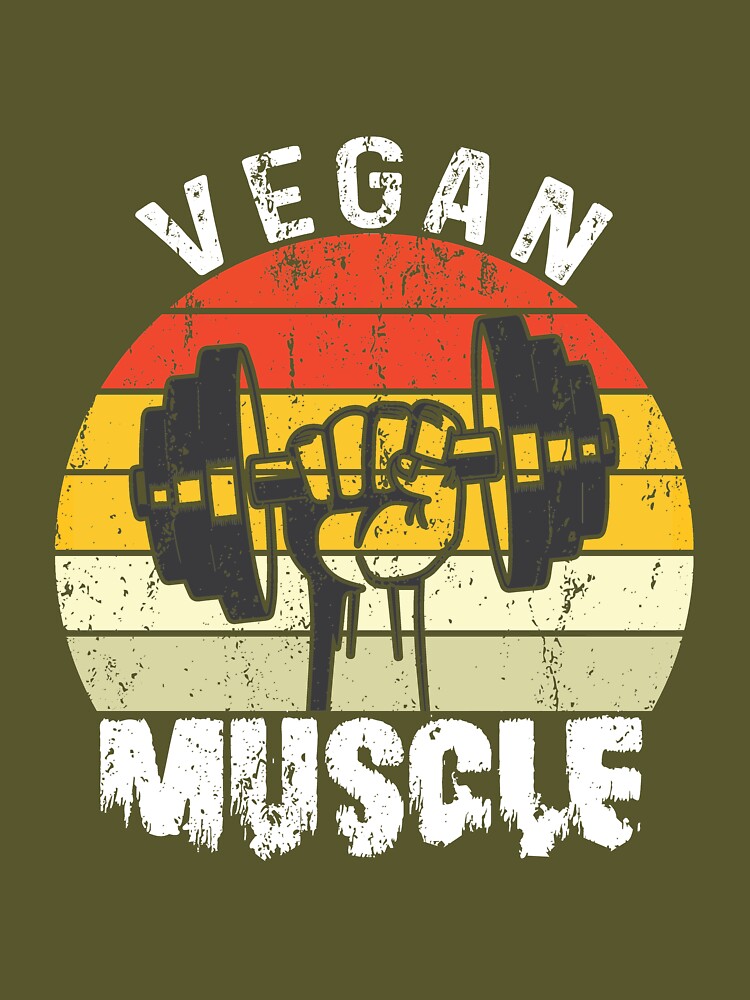 Vegan Muscle Plant Based Life by ArtMeetsPizza T-Shirts, Hoodie, Sweatshirt | BlankRebels.com (Image 3)